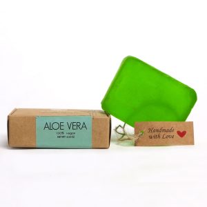 Handcrafted Aloe Vera Bathing Bar | Gentle Cleansing & Daily Hydration (100g)
