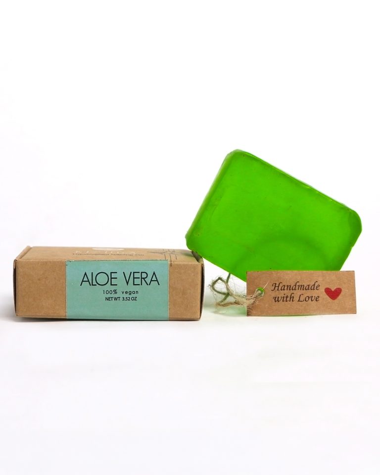 Handcrafted Aloe Vera Bathing Bar | Gentle Cleansing & Daily Hydration (100g)
