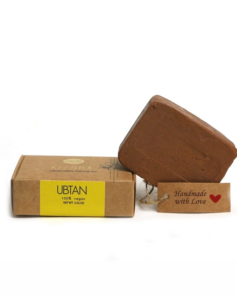 Handcrafted Ubtan Bathing Bar | Traditional Brightening & Gentle Exfoliation (100g)