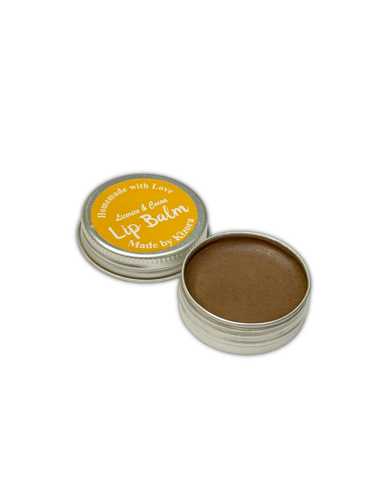 Kzora Licorice, Cocoa & Ghee Lip Balm — Natural Dark Spot Repair for Lips