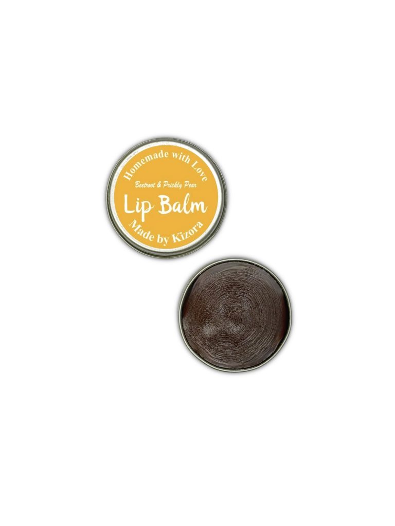 Kizora Beetroot & Ghee Lip Balm — Natural Repair & Tint for Dry Lips