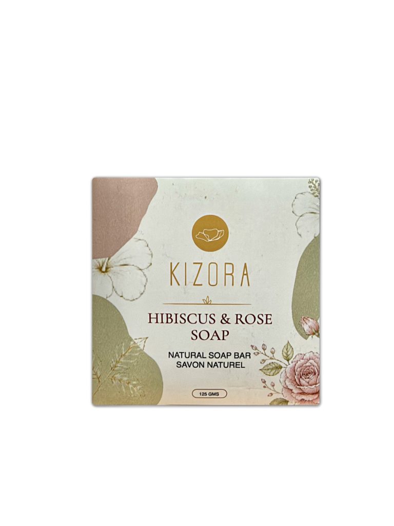 KIZORA HIBISCUS & ROSE NATURAL SOAP